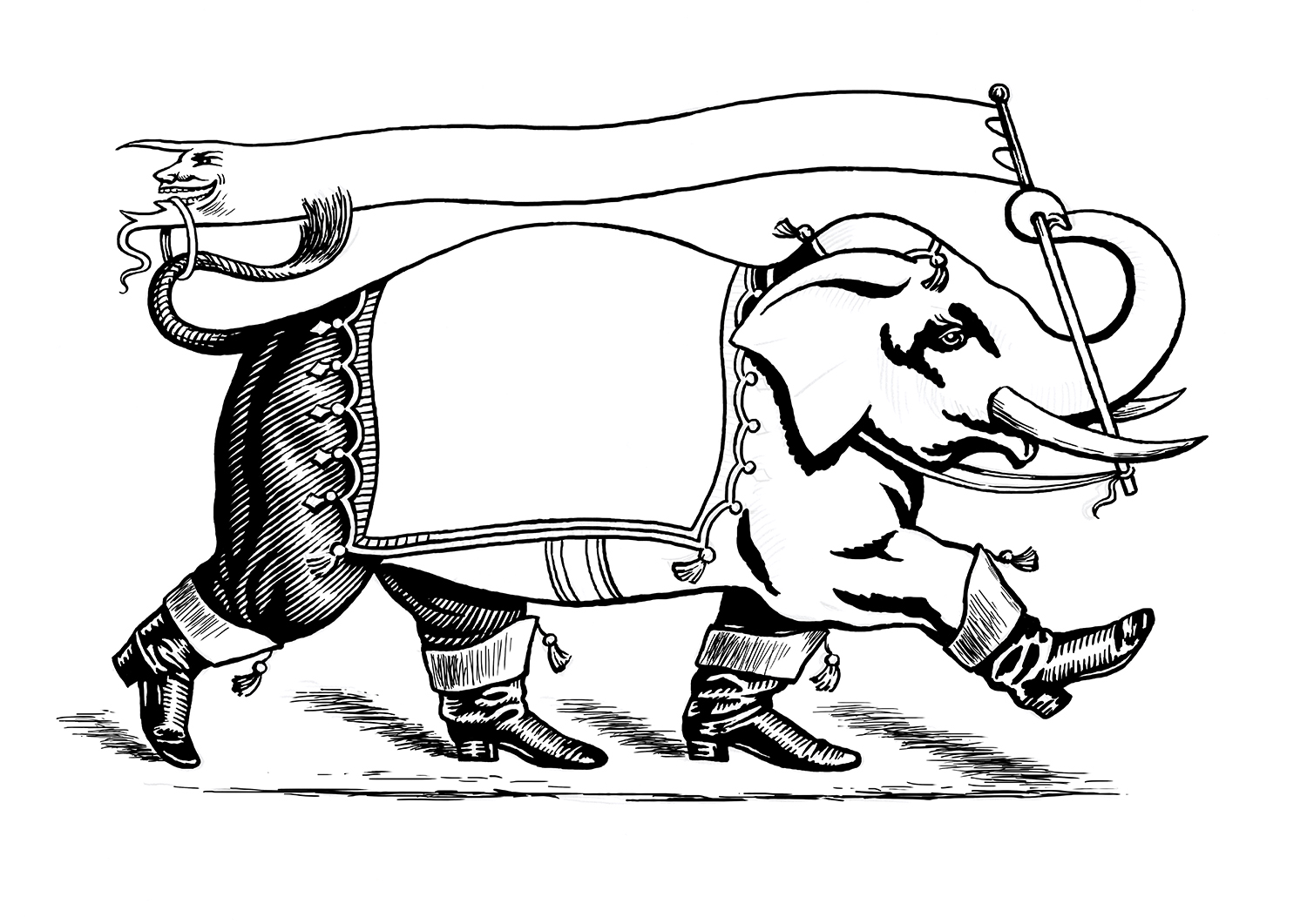 elefant, woodcut, logo, wine