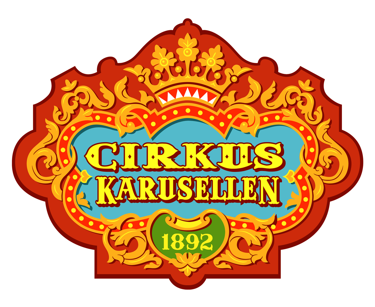 Logo for the ride Circuskarusellen