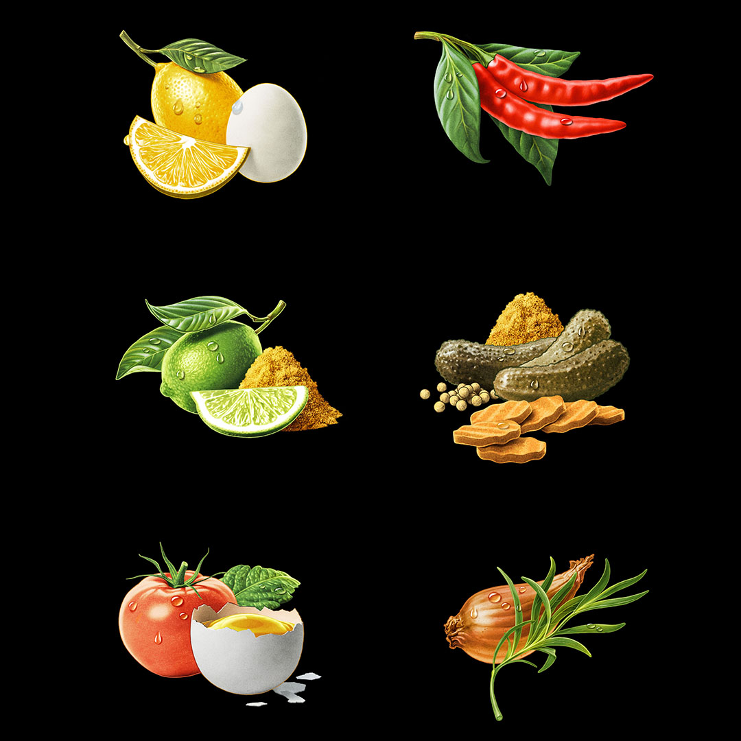 Eriks såser grönsaker vegetables grill sauce