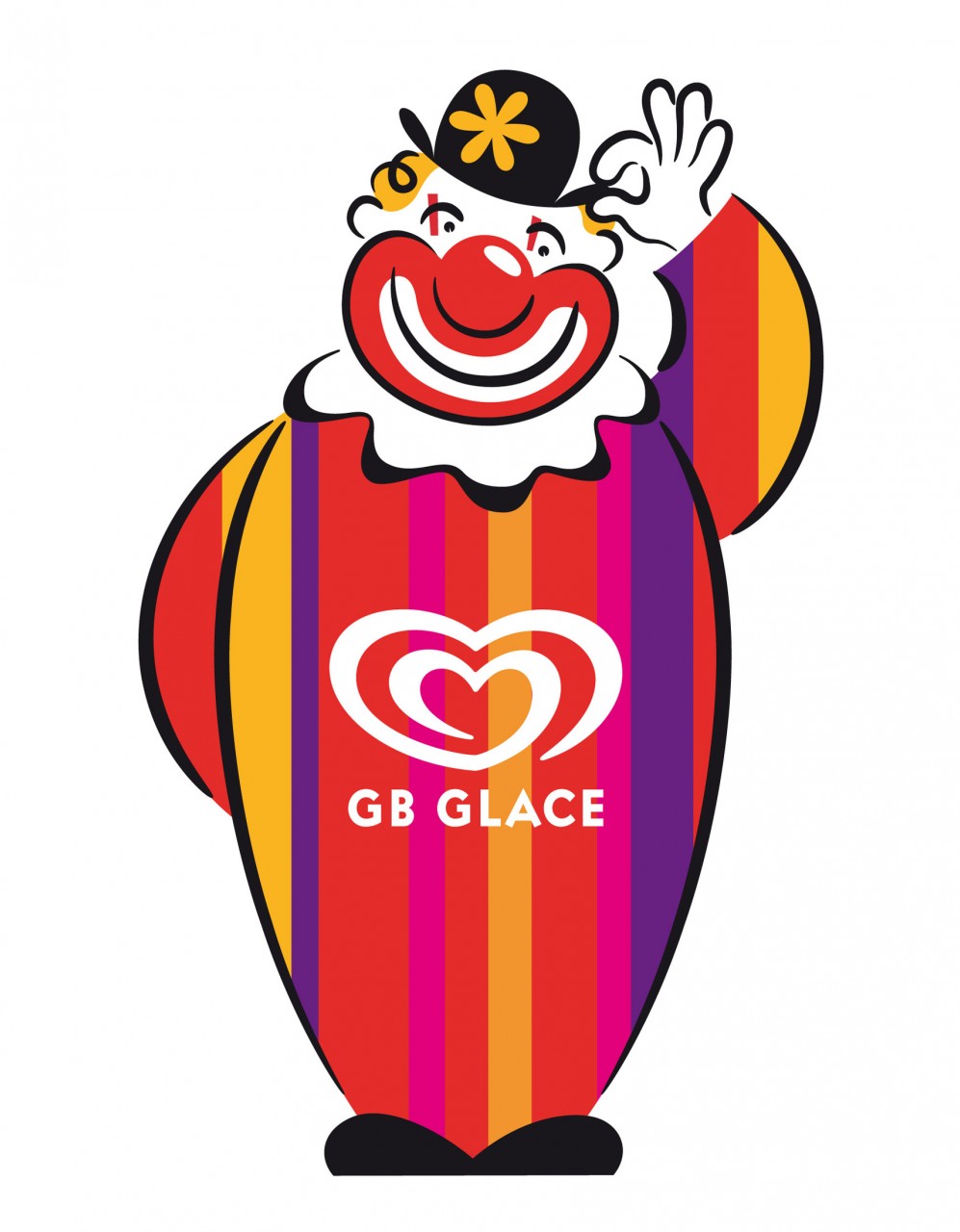 Character for GB ice cream company
