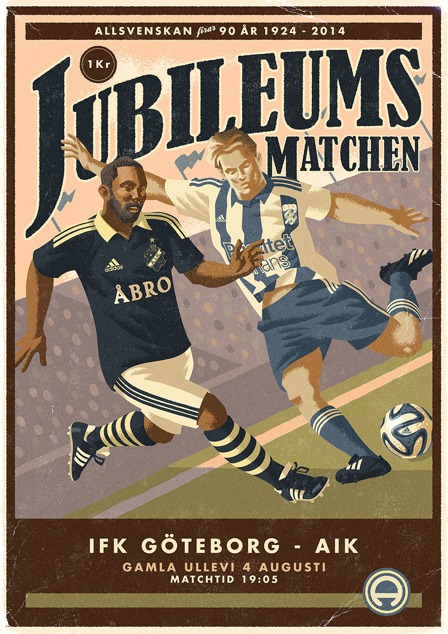Poster of Jubileumsmatchen allsvenskan 90 år