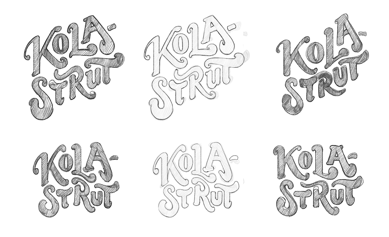 Logo Kolastrut Typography typo logotyp 