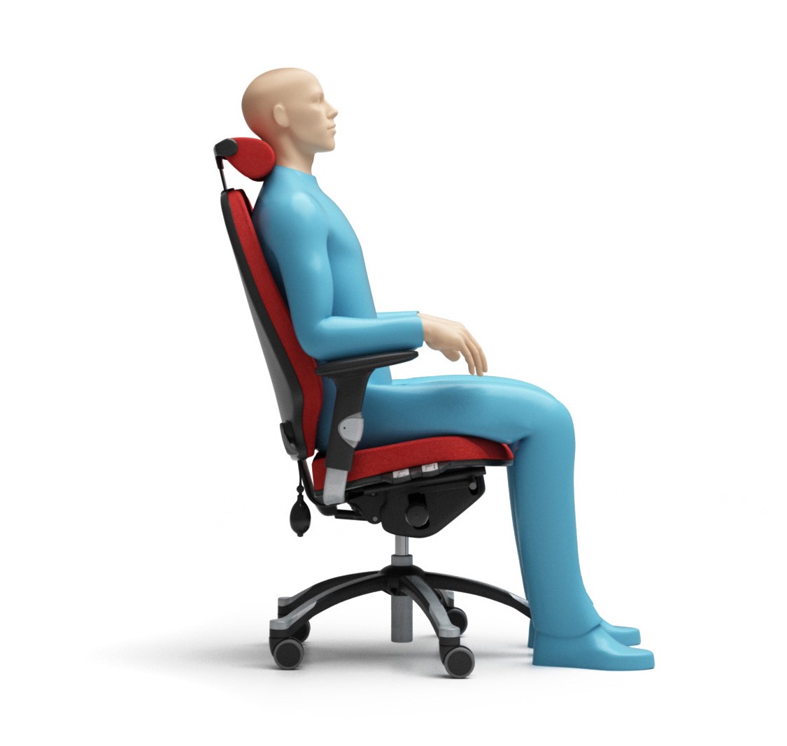 RH chair with default man sitting
