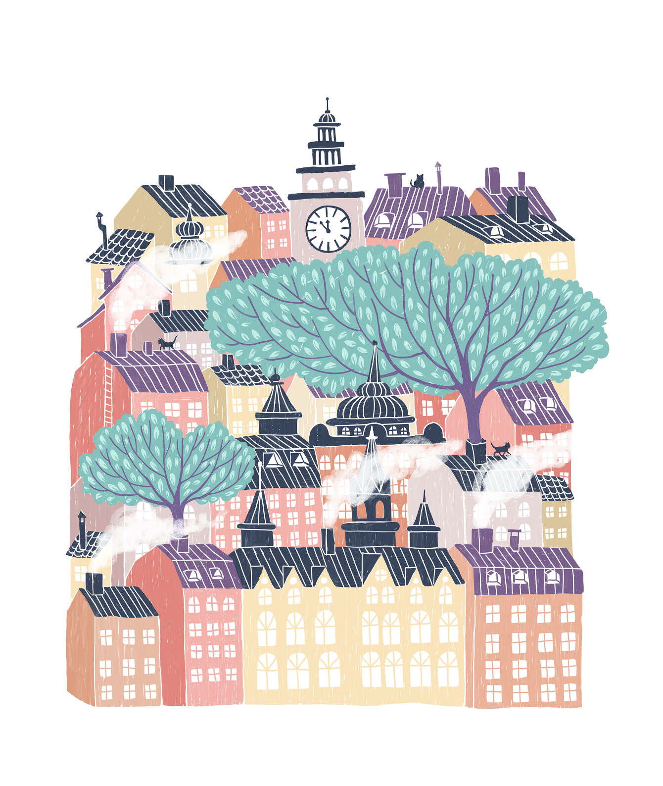 A view over Södermalm stockholm