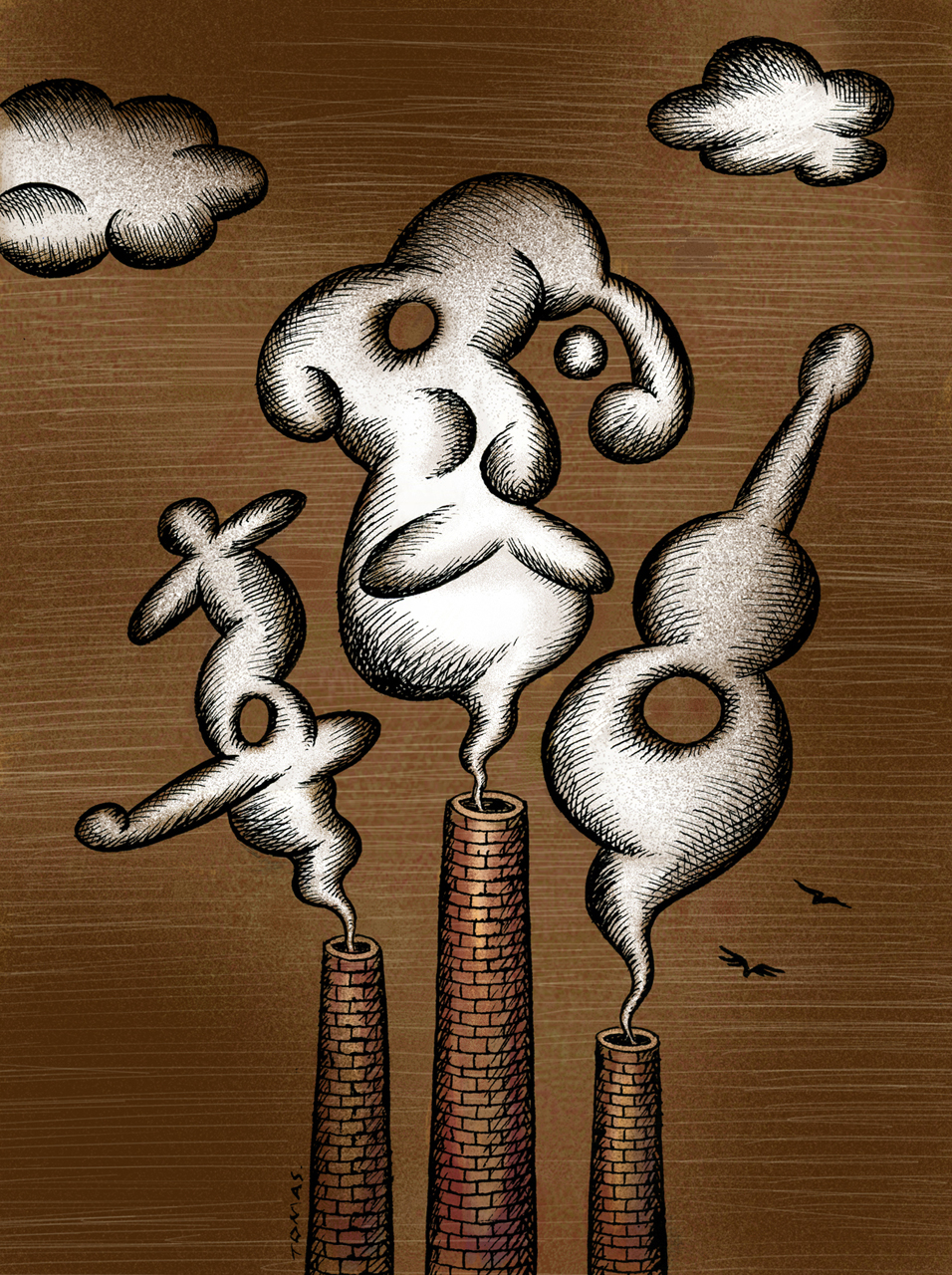 Campaign for Stormarknadspress  Norrköping with stemming chimneys