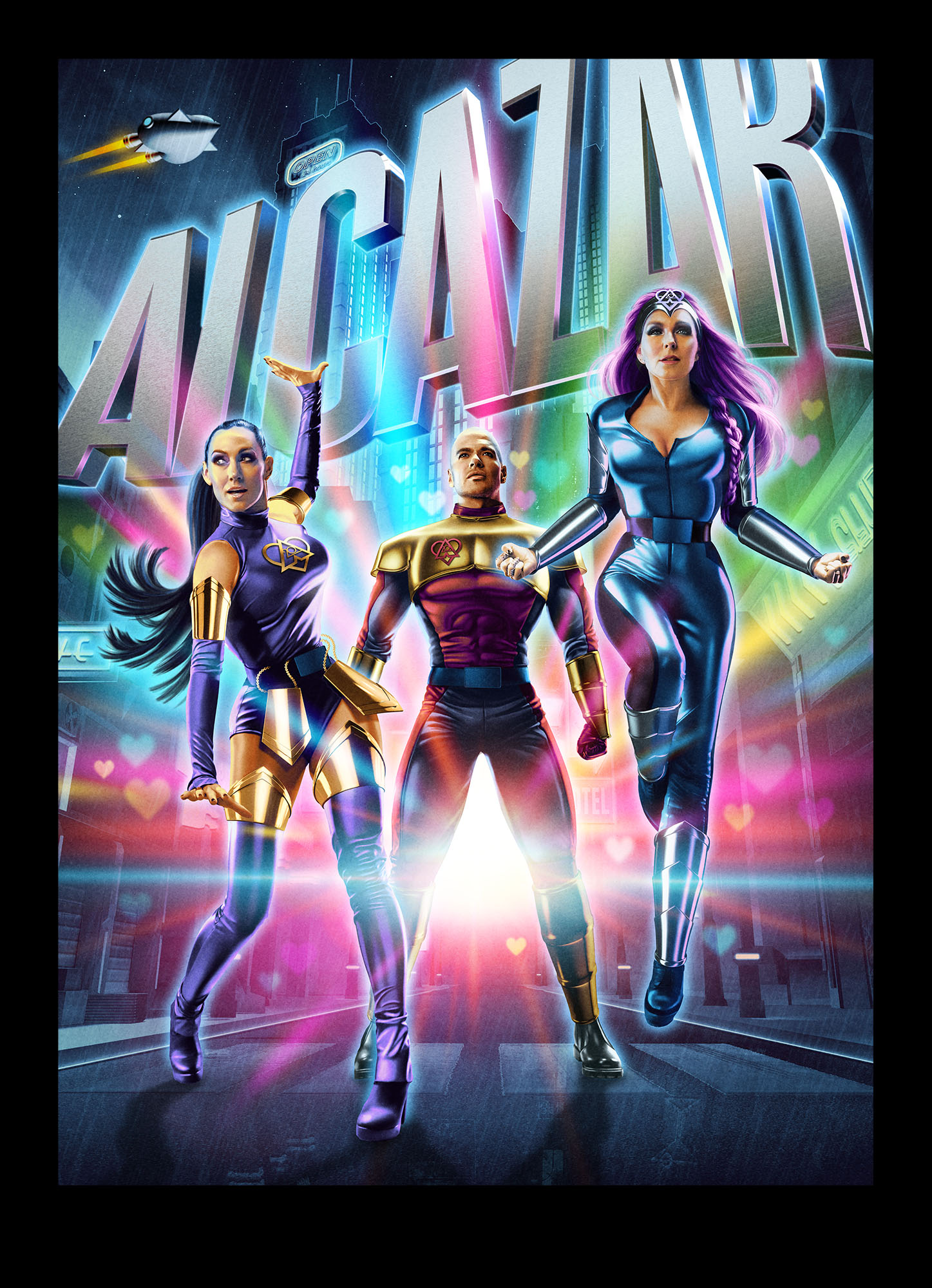 Alcazar space superman superhero