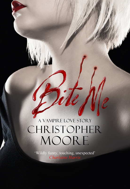 Bite me book cover for Christopher Moore