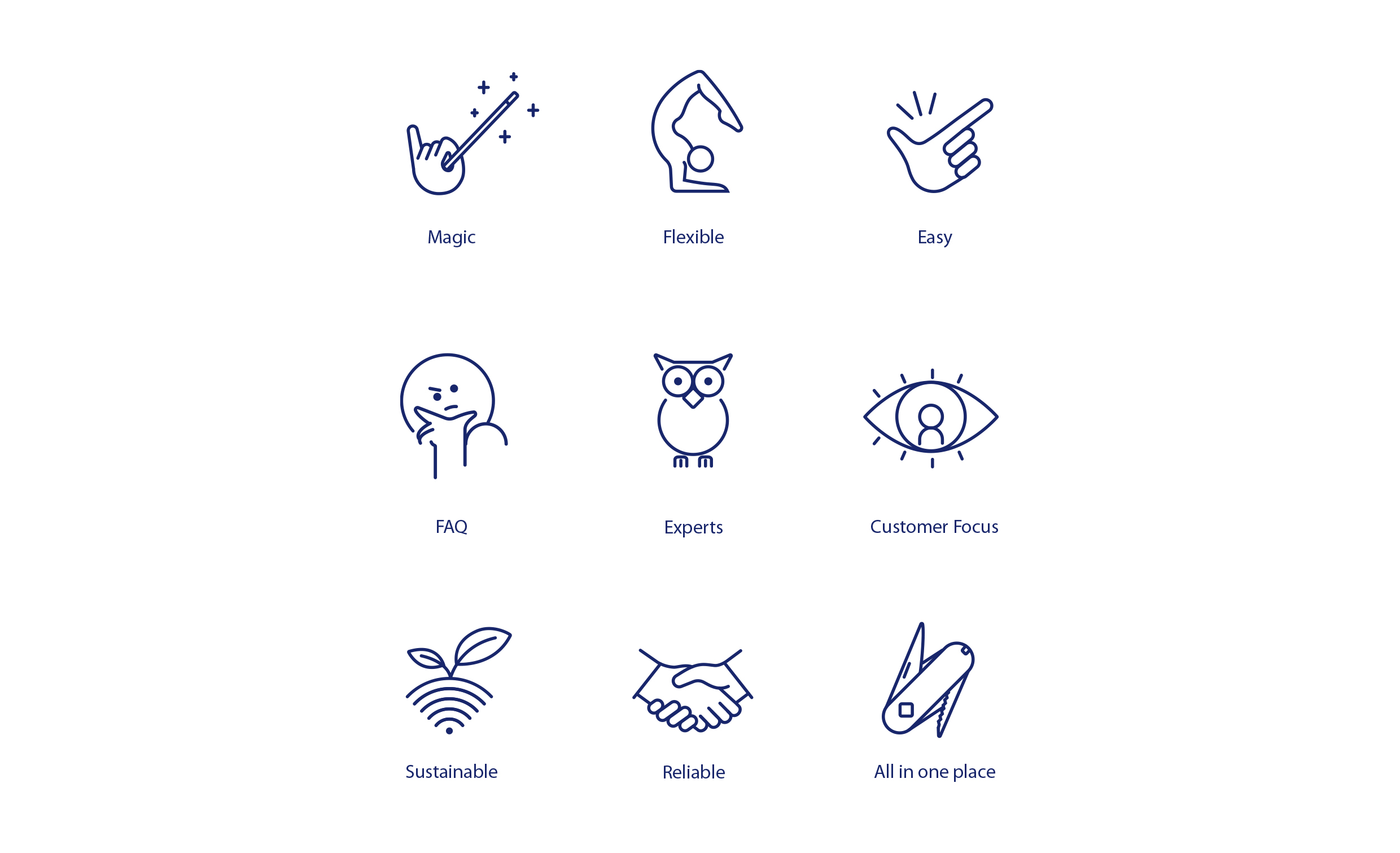icons for global connect